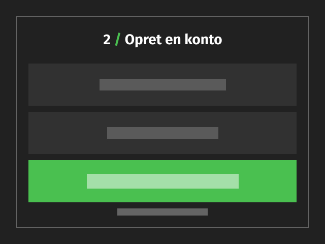 guide trin 2 opret en konto